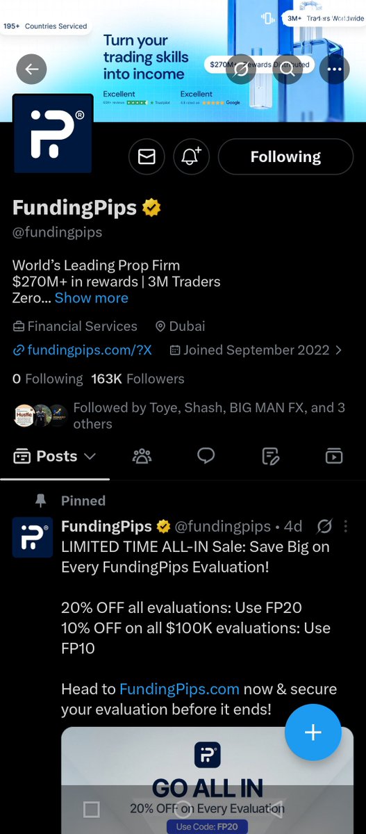 Emmanue94899178's tweet photo. @tonysnip3r @ShashtradesGC @fundingpips DONE... CONGRATULATIONS TO ME IN ADVANCE. THANK YOU @ BIG TONY, SHASH &amp; MAXIMUM RESPECT TO FUNDINGPIPS🙌🙌🙌 https://t.co/APML9BPpG2