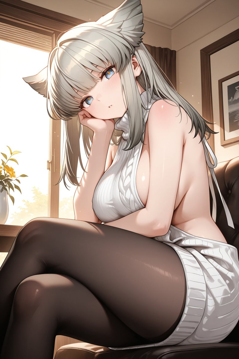 VlennAi's tweet photo. Perlica - Virgin Killer Sweater || Arknights (84Pict) 

👉 84P full set — link in bio
❤️ Like &amp; RT for more https://t.co/LrqX9kWBYl