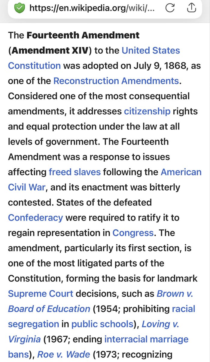 MotherKnew's tweet photo. @MarshalHolliday @RapidResponse47 Facts:
January 1, 1863:
The Emancipation Proclamation-slaves are declared free;

The Civil Rights Act of 1866-
the first US federal law to define citizenship (In 1870 it was ratified after the passage of the 
14th Amendment on July 9, 1868): https://t.co/YFc6iXmdz4