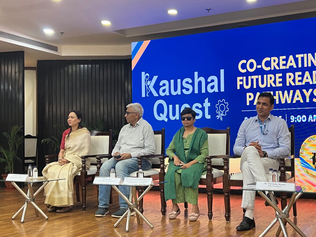 Dir_Education's tweet photo. Proud to launch #KaushalQuest2026! 

The Vocational Branch, DOE successfully brought together HoS, Industry Partners, Technical Partners, SCERT to co-create future-ready skill pathways in #DelhiGovtSchools. 

Together, building #NEP 2020 aligned roadmaps for every learner. https://t.co/11IGfoIHFr