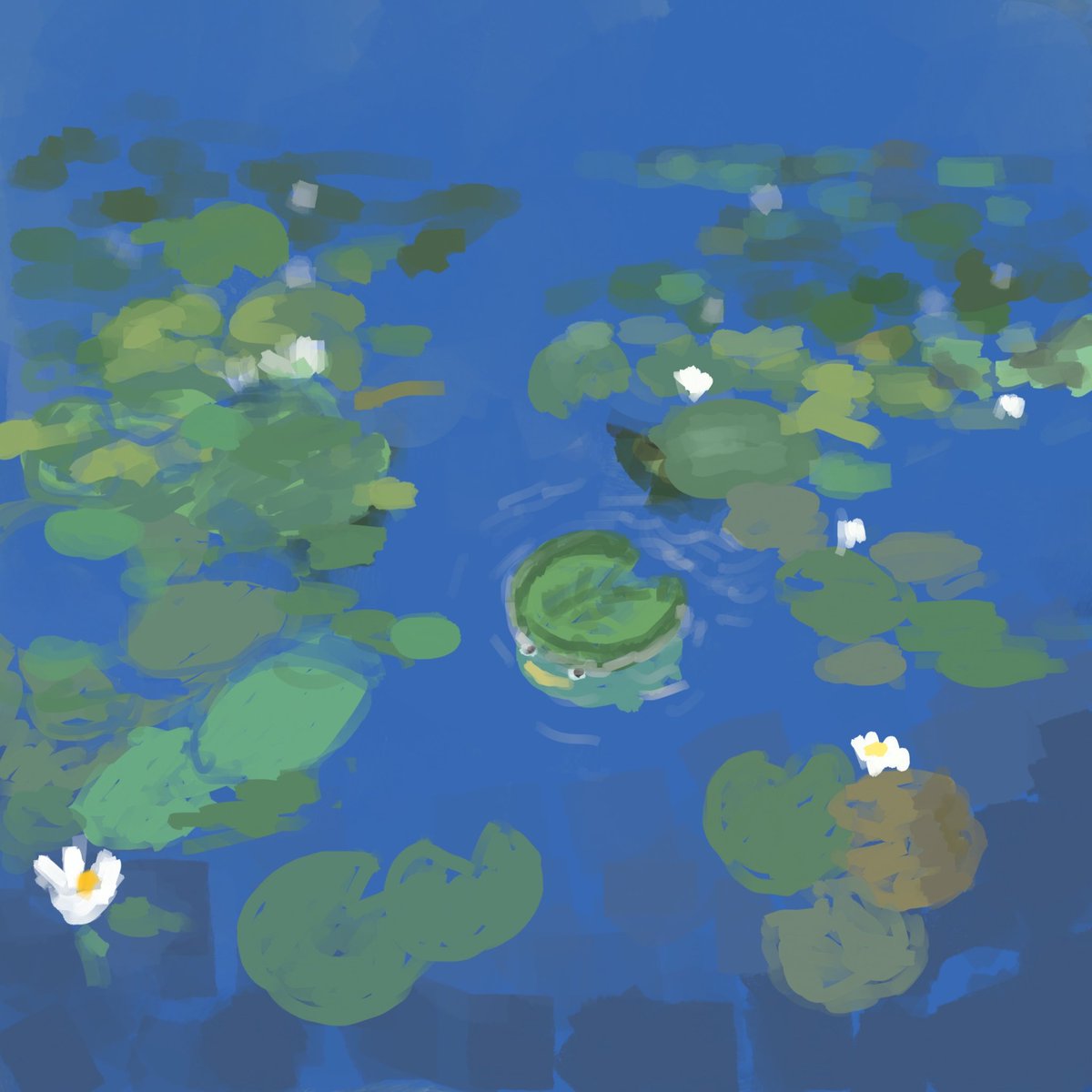 yapio15's tweet photo. 蓮とハスボー　#ポケモン絵 #イラスト https://t.co/4JrkLnjb0h