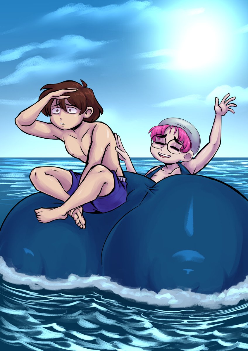 FruitOfCrystal's tweet photo. Anonymous comm! Densuke and Komoe are lost at sea SEND HELP 😱🛟 https://t.co/mndDNPYgl8