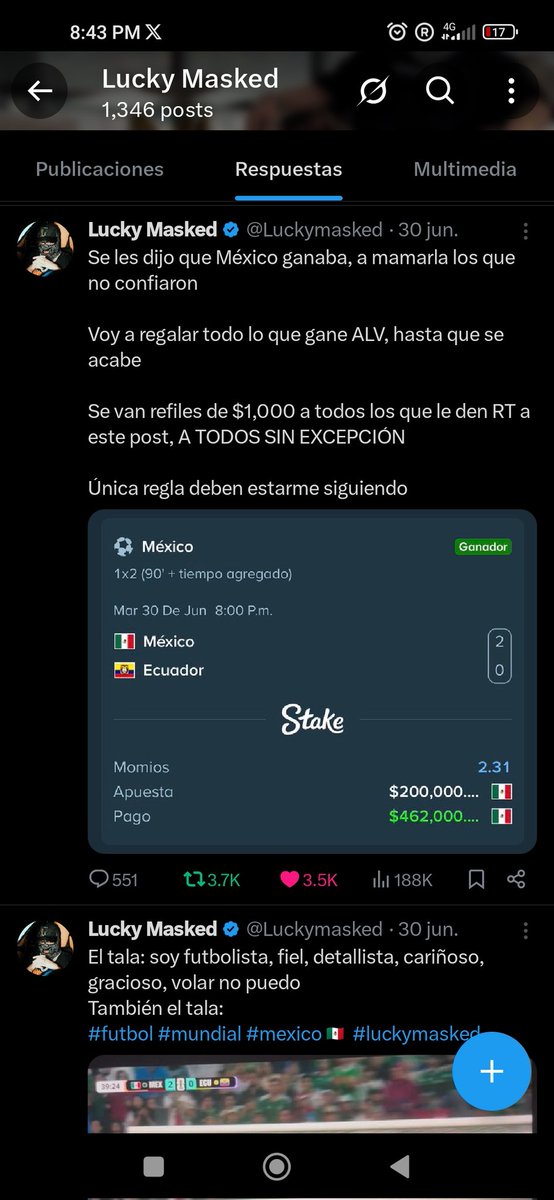 881102alex's tweet photo. @Luckymasked si se pudo lo del refill, seguimos los pasos , pero aún no me aparece nada 🥲 https://t.co/RPyzcPpdsm