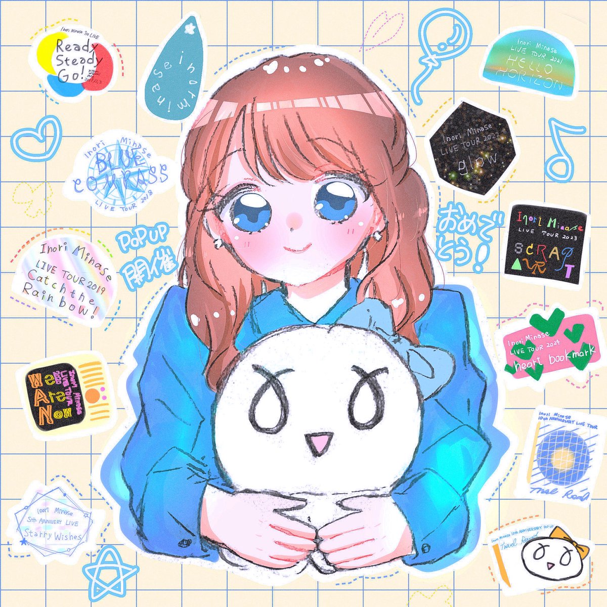 0509aiz's tweet photo. 開催おめでとうございます🎉🎉🎉
#水瀬いのり10周年_POPUP https://t.co/XjlOJggght