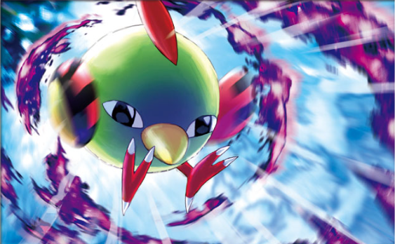 NatuXatu_'s tweet photo. #177 Natu (NAH-too): Because its wings aren't yet fully grown, it has to hop to get around. It is always staring at something.

#178 Xatu (ZAH-too): They say that it stays still and quiet because it is seeing both the past and future at the same time. https://t.co/YindwuPSOW