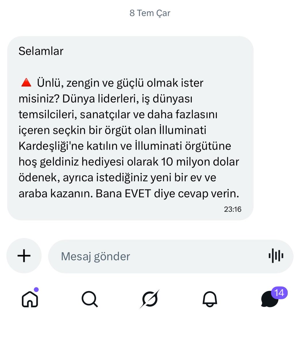EEJASHARY's tweet photo. Haahhahahaahahaj büyük teklif geldi amk. https://t.co/gJONsfOYYS