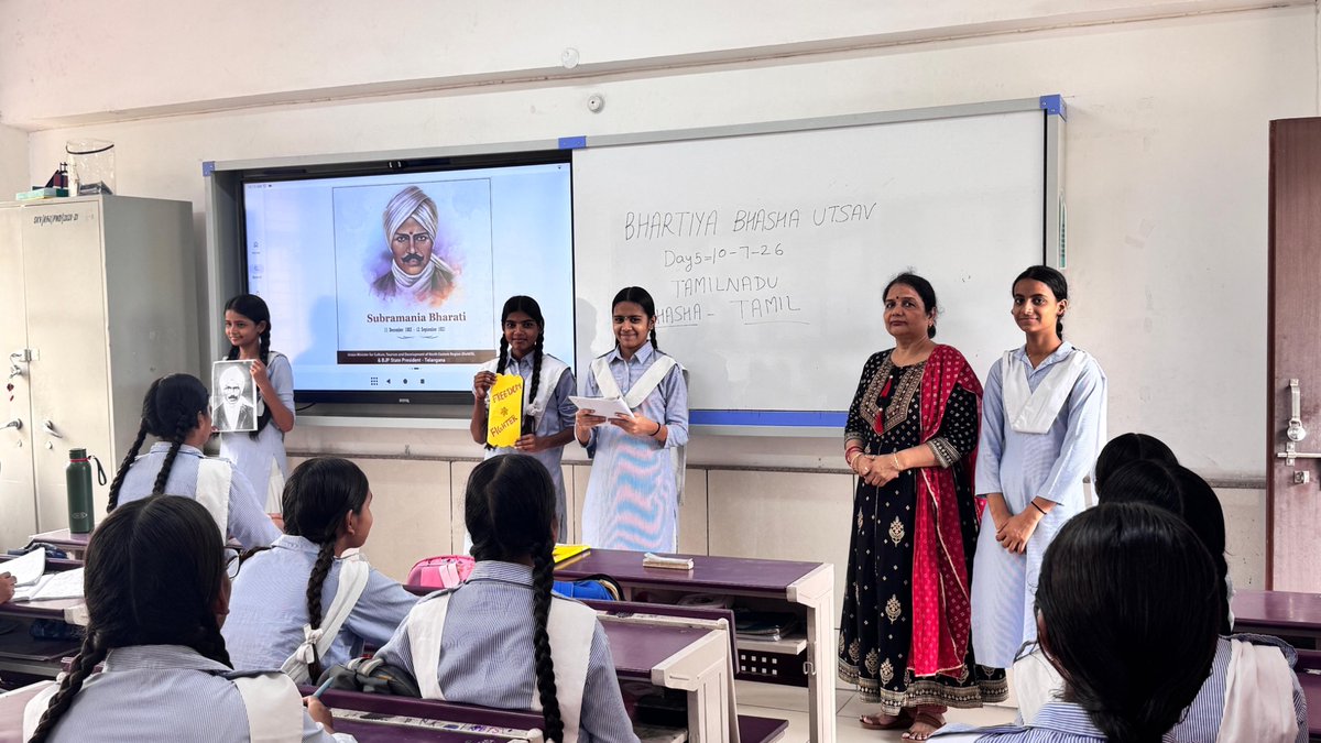 SRajokari's tweet photo. Bhartiya Bhasha Summer Camp Day-5 https://t.co/oXZpsjcH1J
