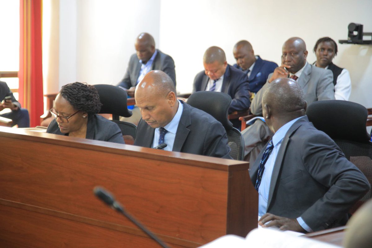 MaritimeKE's tweet photo. The PS State Department for Shipping and Maritime Affairs, Mr. Aden Millah,appeared before the Parliamentary Public Accounts Committee (PAC) to respond to queries and reaffirm the Department's commitment to accountability,transparency, and prudent management of public resources https://t.co/UsaTZnPjse