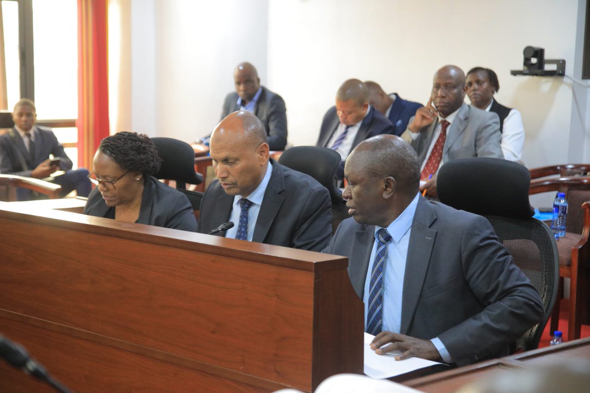 MaritimeKE's tweet photo. The PS State Department for Shipping and Maritime Affairs, Mr. Aden Millah,appeared before the Parliamentary Public Accounts Committee (PAC) to respond to queries and reaffirm the Department's commitment to accountability,transparency, and prudent management of public resources https://t.co/UsaTZnPjse