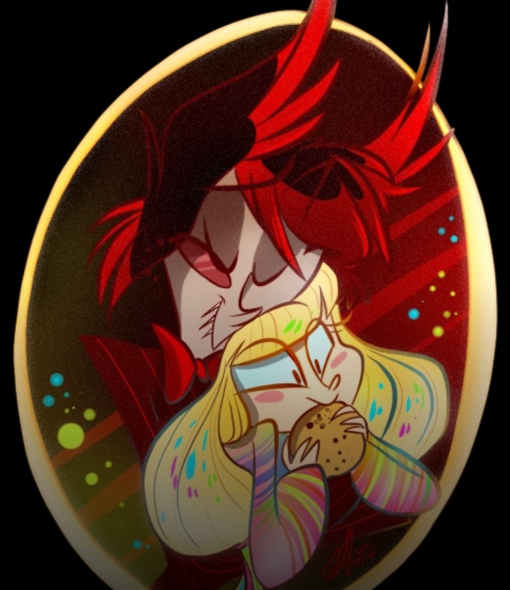 Weeblez_Wobblez's tweet photo. I used to think Alastor always wanted to be a father and he kinda got his wish with Niffty https://t.co/arKVqmMm4Z