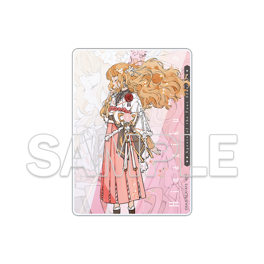 dengeki_goods's tweet photo. ／
✨予約受付中✨
『#春夏秋冬代行者』原作イラストグッズ
＼

イラストレーター・スオウ氏が描いた『春夏秋冬代行者』のキャラクターたちが、アクリルカードへ。

✅花葉雛菊
✅姫鷹さくら etc.

🎁カドスト購入特典🎁
クリアカードをプレゼント！

🔻ご予約はこちら
https://t.co/rIAphUxkkV https://t.co/69MLvvty5r
