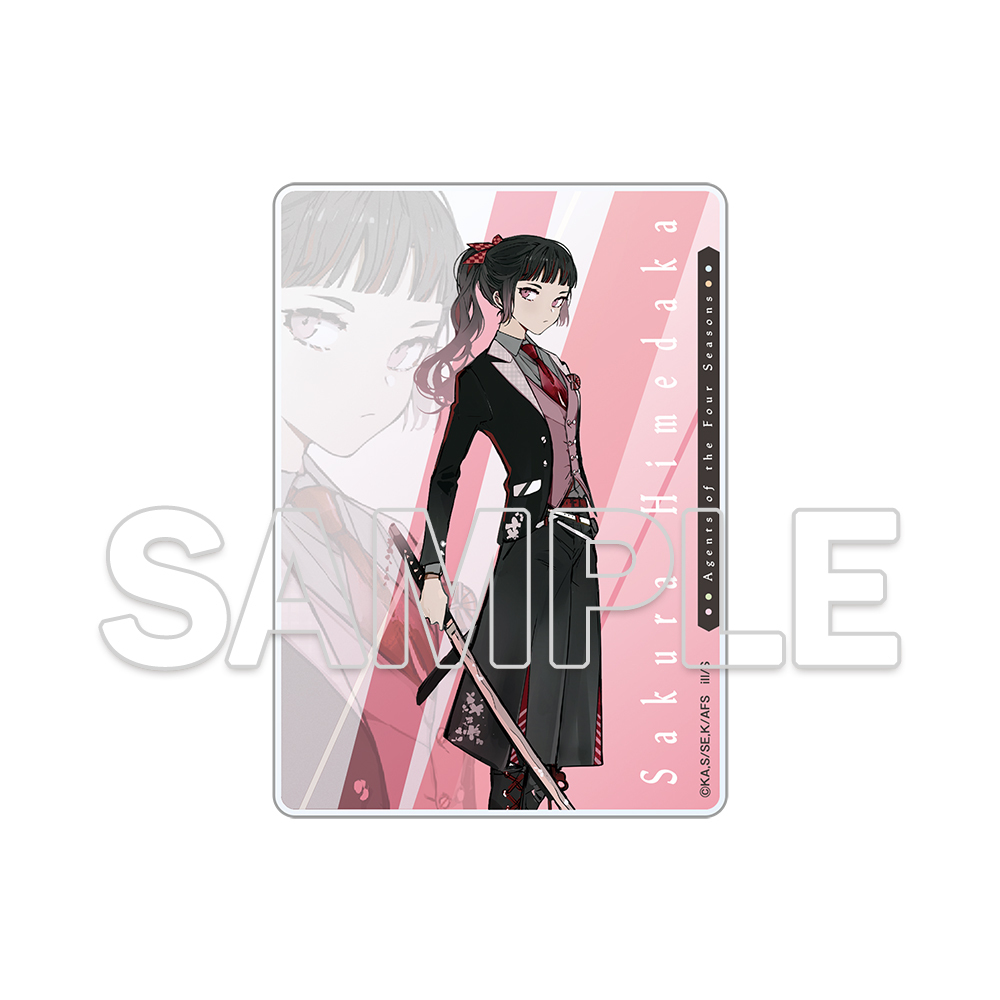 dengeki_goods's tweet photo. ／
✨予約受付中✨
『#春夏秋冬代行者』原作イラストグッズ
＼

イラストレーター・スオウ氏が描いた『春夏秋冬代行者』のキャラクターたちが、アクリルカードへ。

✅花葉雛菊
✅姫鷹さくら etc.

🎁カドスト購入特典🎁
クリアカードをプレゼント！

🔻ご予約はこちら
https://t.co/rIAphUxkkV https://t.co/69MLvvty5r