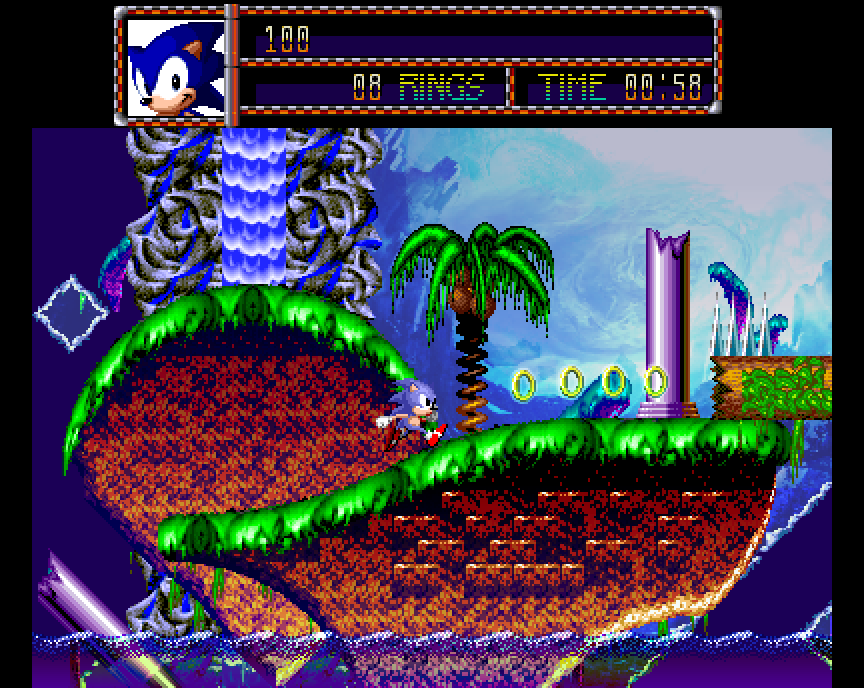 joniton_dude's tweet photo. weird sonic mock-up that i made with alot of different assets and sprites. https://t.co/3lSrWT9SBV