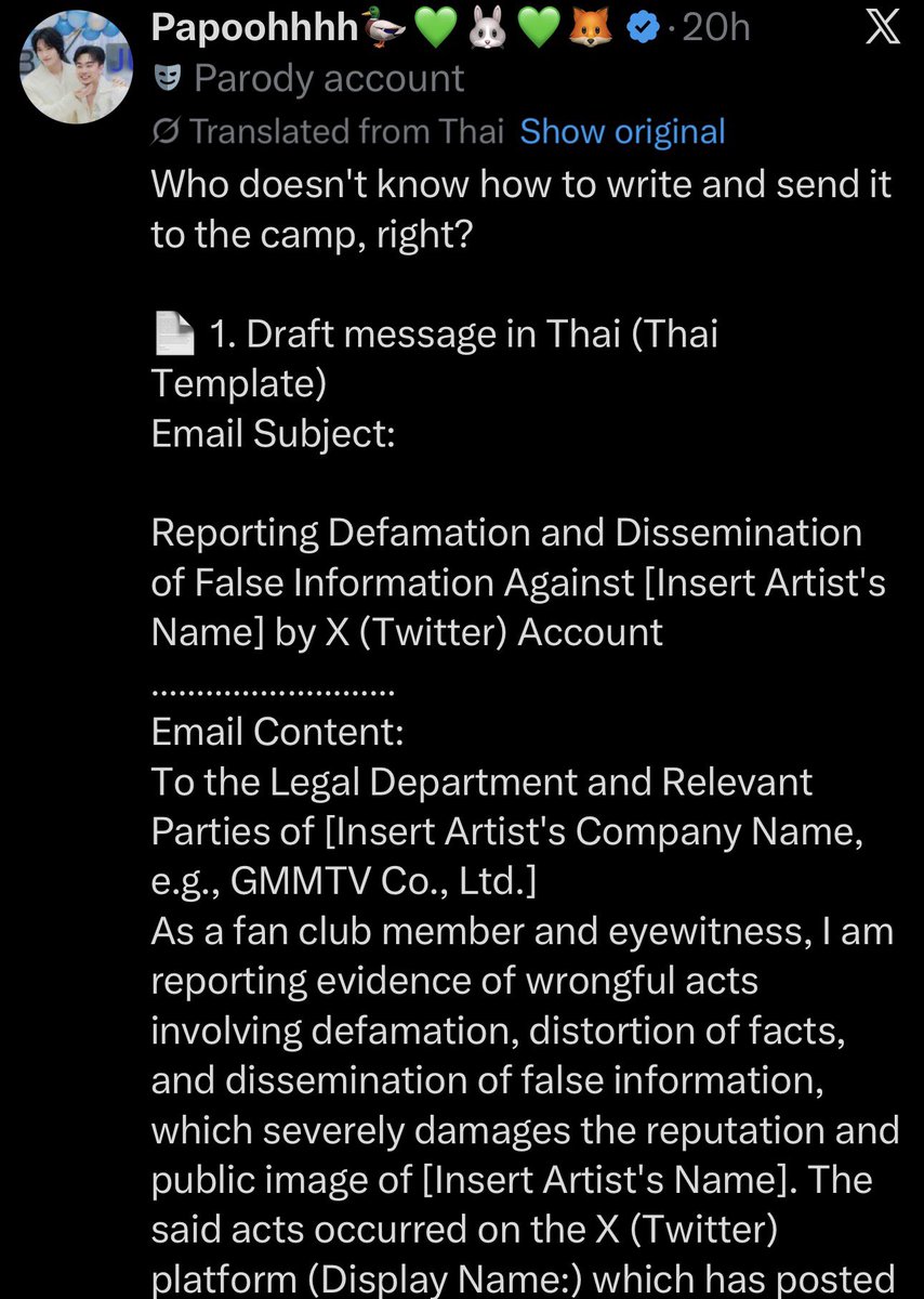 BSFanService's tweet photo. @ThaiGLOpinion Now the nastiness of those solid fan of Orm who premeditated all the hate train is far spread to GMMTV fans. They are helping to sue this Orm nasty group. Everything they do to Lingling will reflect badly on Orm. Talk about karma and backfire.

#OrmKornnaphat‌ 
@ormmormm https://t.co/HIQ4RWjPtv