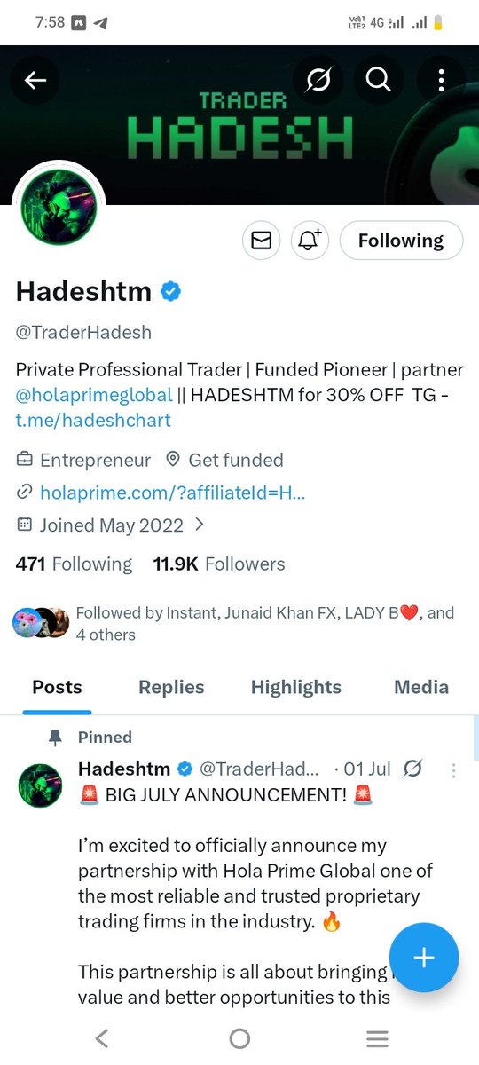 Awan0196's tweet photo. @Techriztm @PsychedeliaAcad @FundedNext @TraderHadesh All Task Done 👍 https://t.co/AHFOoNmJ5K