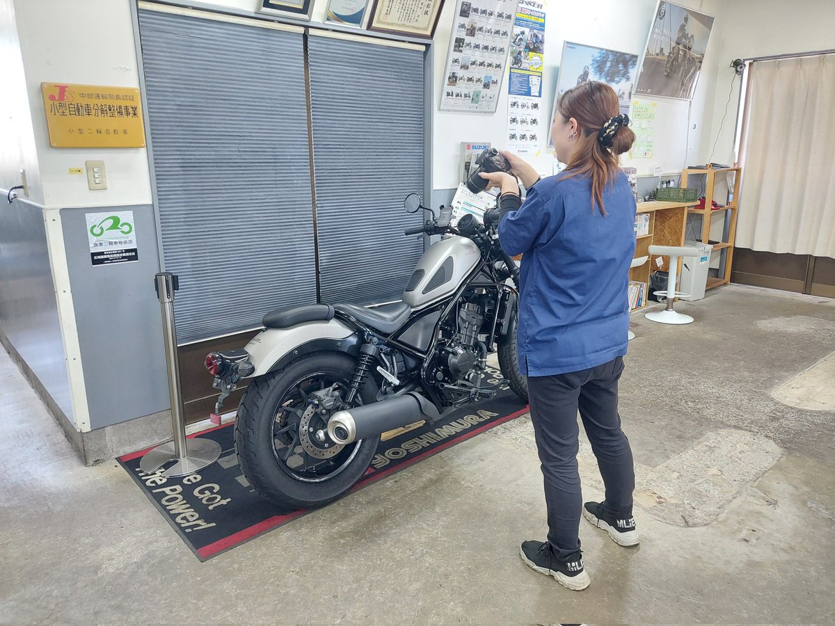astyle_Ueda's tweet photo. ＃ホンダ ＃レブル250 撮影中😊
近日ラインナップ追加！

＃浜松市 #バイク屋 ＃エースタイル https://t.co/IlBsdLN3hZ