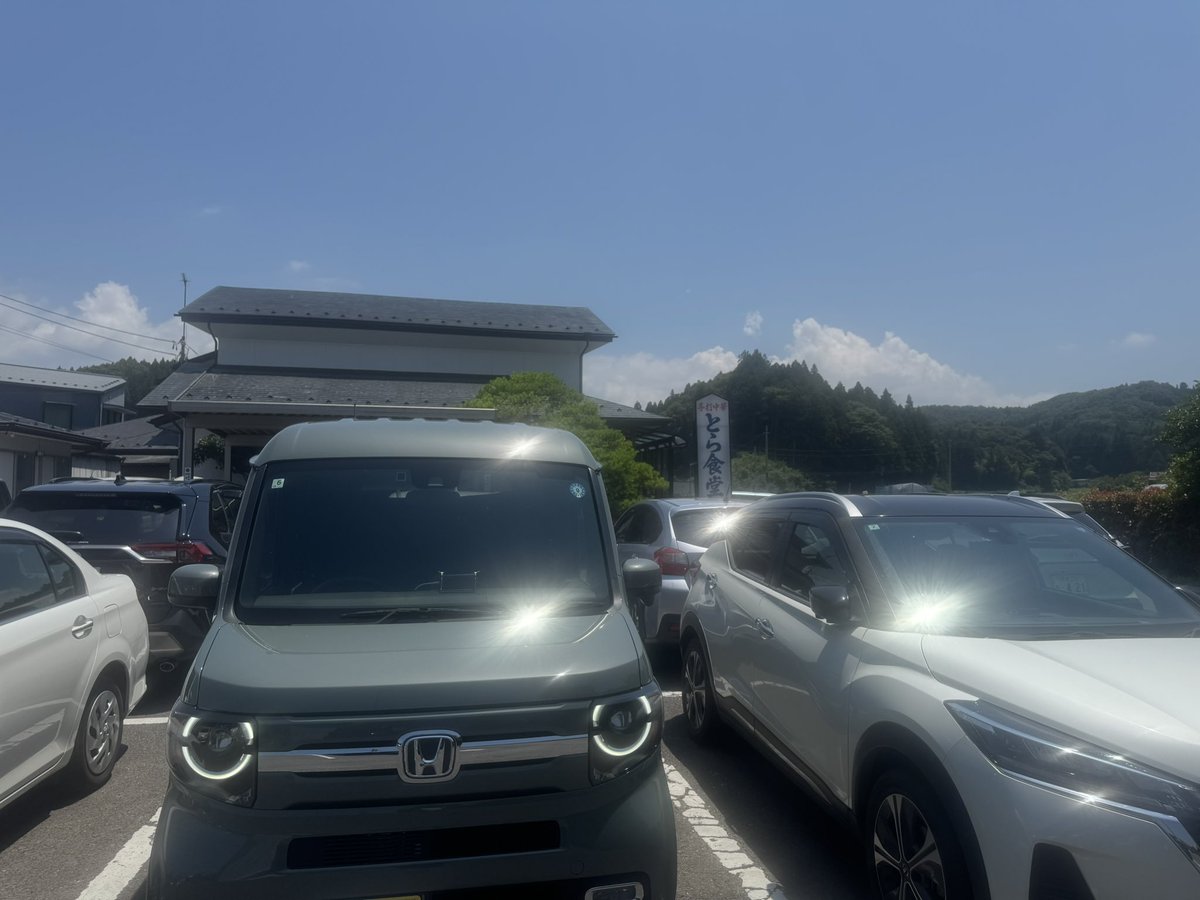 gekka_hiro's tweet photo. 慣らし運転がてら
6年ぶり２度目のとら食堂🐯 https://t.co/ZmhqLvPlm3