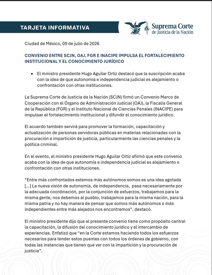 Suprema Corte tweet media