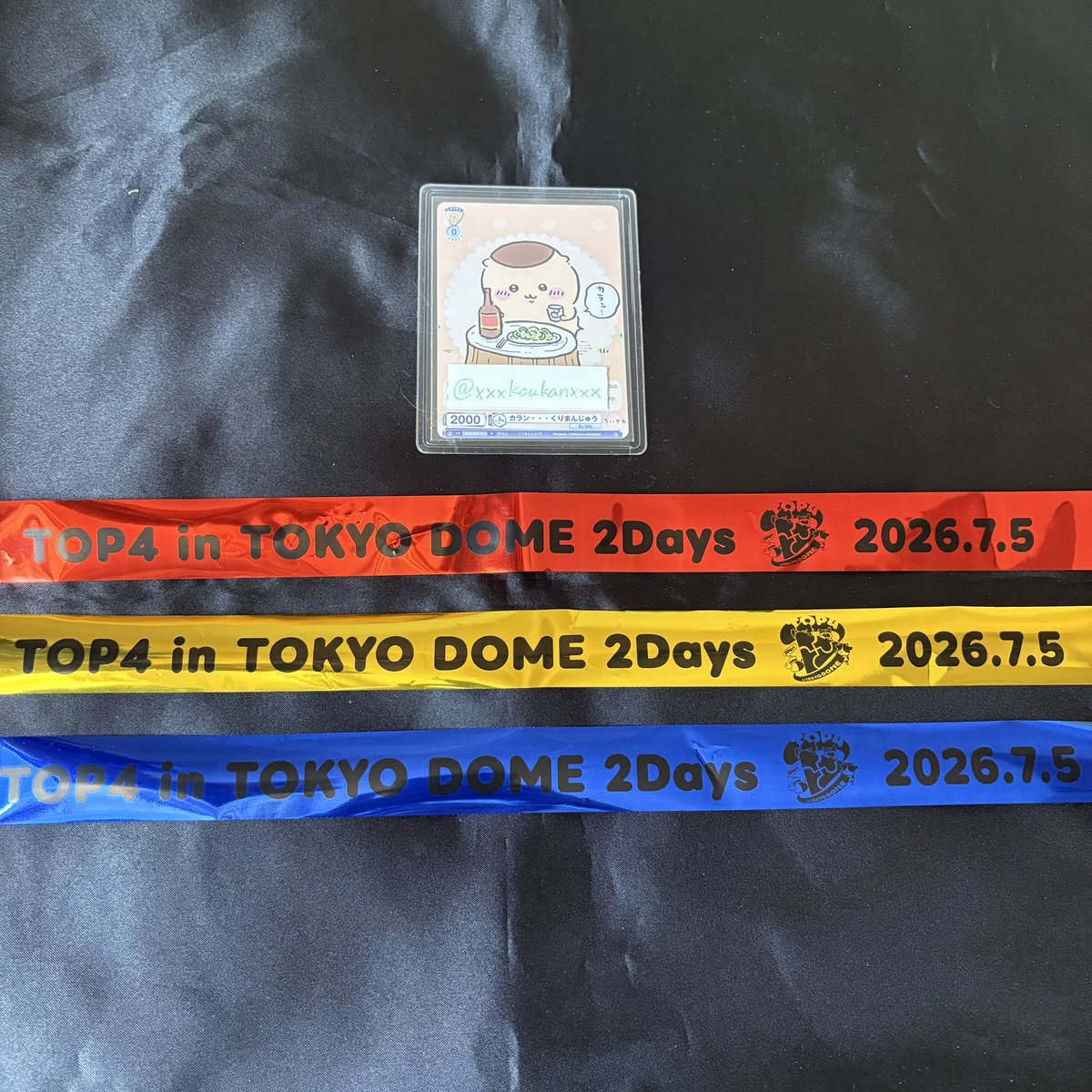 TOP4 in TOKYODOME day2 銀テープ3色 【公式通販】