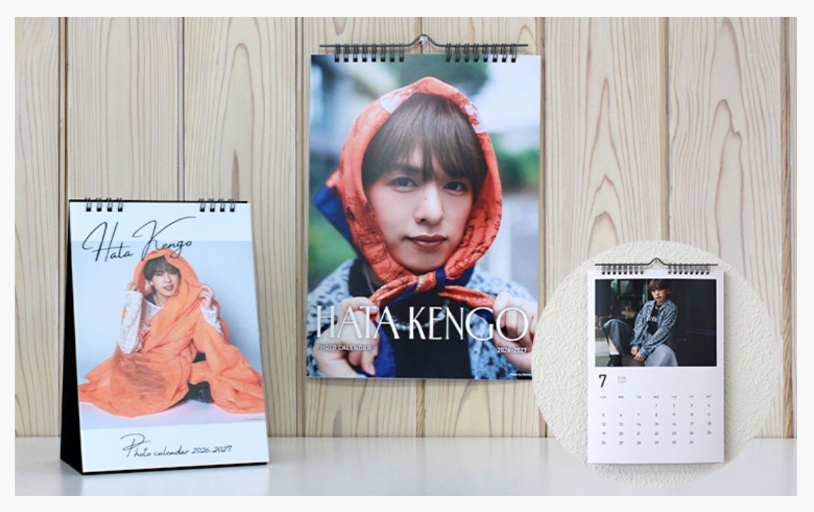 kengouhata's tweet photo. ･
おはようございます☀️

「HATA KENGO 
 PHOTO CALENDAR 2026-2027」
発売開始しました🗓

お気に入りの12枚をセレクトして、
世界に一つだけの
とっておきカレンダーを作ってね🐨

🔽🔽🔽
https://t.co/e3meUsebDe https://t.co/HmMdwtnAAx