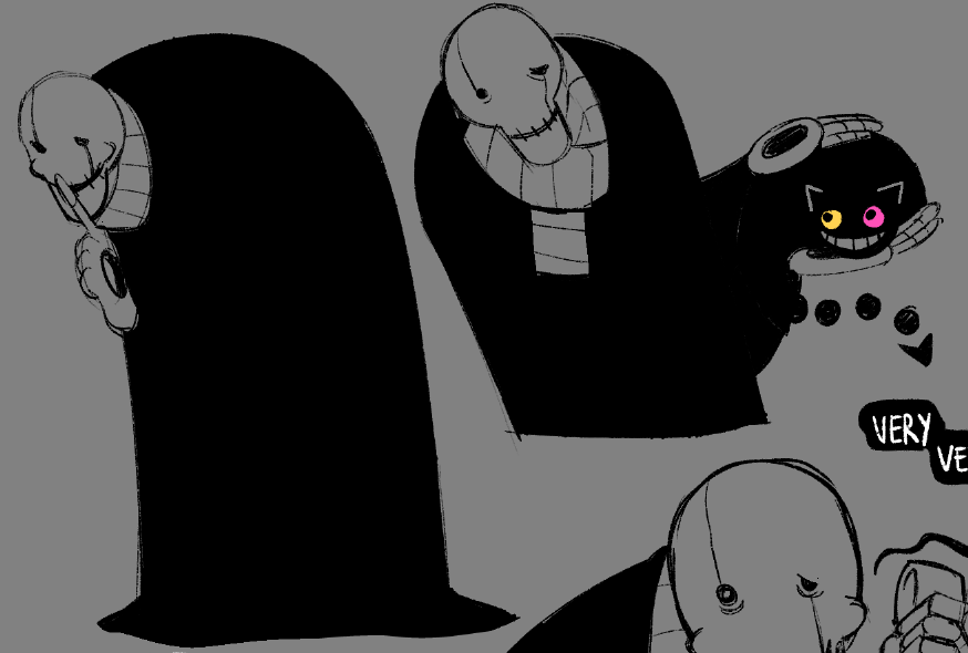 chumdotgov's tweet photo. the man who speaks in hands and also cats [#deltarune] https://t.co/laQbSKwrG9