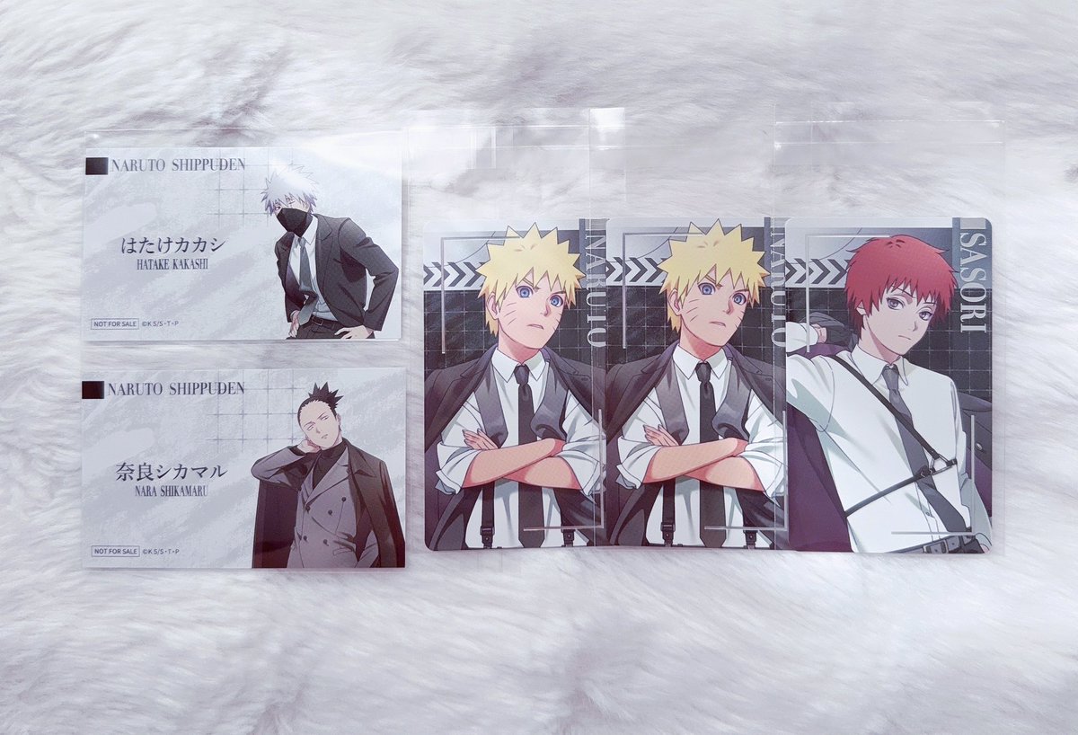 mmmooo000e's tweet photo. 【交換】NARUTO ビジュアルテコレクション フォーマル カード 特典

譲：
⭐︎カカシ、シカマル、ナルト、サソリ

求：
(特典)　⭐︎サスケ、ナルト、イタチ
(カード)   サスケ、イタチ

都内手渡し>郵送可
検索からもお気軽にお声掛けください https://t.co/XQ3Hh9BusY