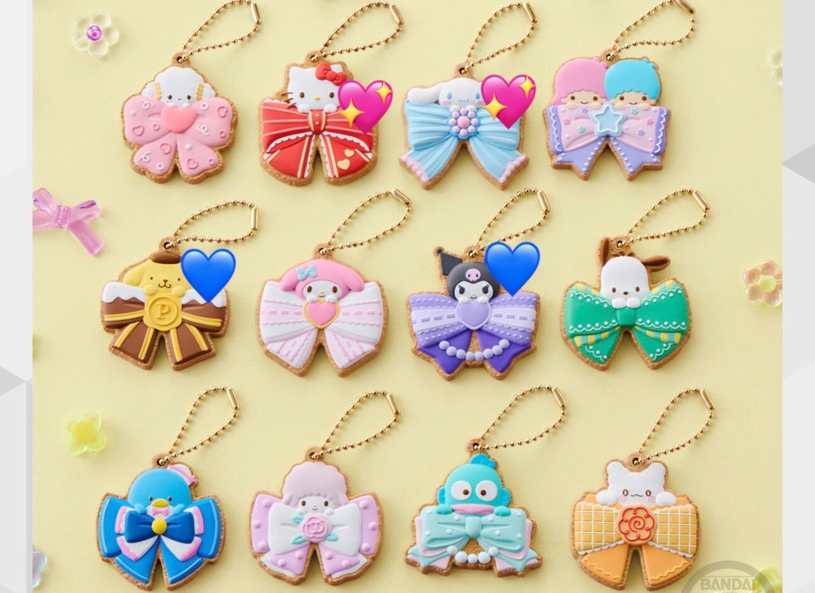 krkrkitty's tweet photo. サンリオキャラクターズ sanrio characters クッキーチャームコット2

譲:クロミ、ポムポムプリン💙
求:ハローキティ、シナモロール💖

大阪手渡し>郵送
お気軽にお声掛けください！ https://t.co/LRfskKyqAR