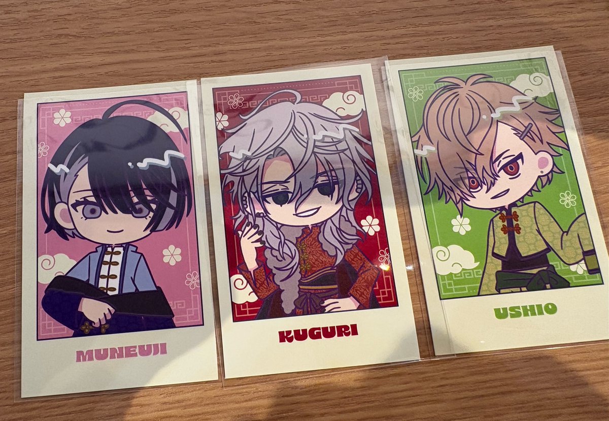 pipa_825's tweet photo. 【交換】ラー博 18TRIP エイトリ 特典 ぷちアクスタ アクスタ

譲)特典:宗氏、潮、潜
ぷちアクスタ:凪、糖衣、太緒

求)千弥>アクスタ決まり次第定価
現在ラー博内におります。後日郵送でも可能です。 https://t.co/B3EtxYCZLQ