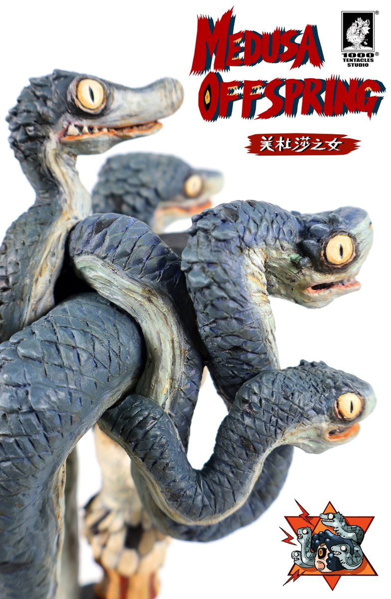 1000Tentacles's tweet photo. 【July Event】🔥1000Tentacles Webstore Exclusive🔥

Medusa Offspring Resin Statues: height 17cm
Wooden Base: 6.5 H, cm

Webstore👉  https://t.co/vg9tVZbagK

💠 Only 1 set will be listed online to celebrate 1000Tentacles Webstore 2nd Anniversary. https://t.co/5740DK98aC