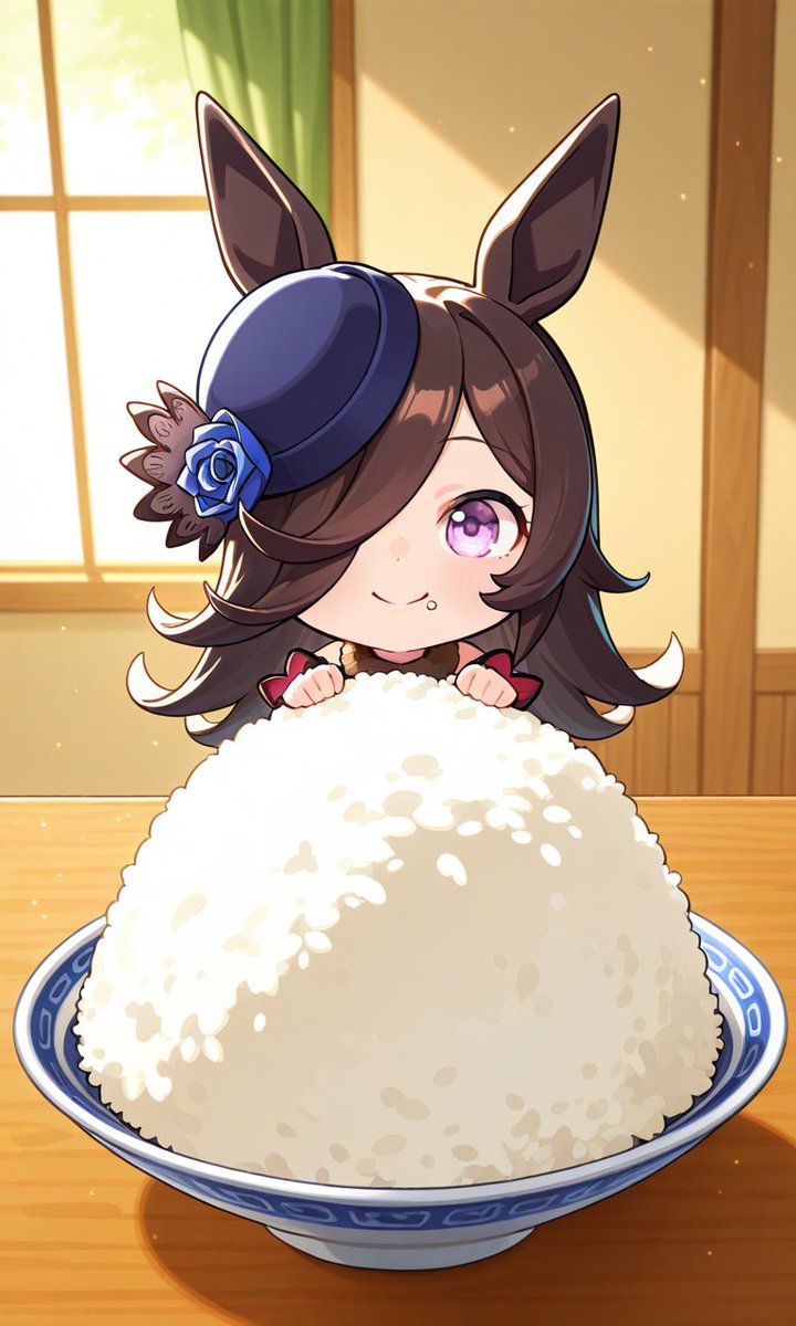 ライスシャワー/ウマ娘 お昼のちびライス