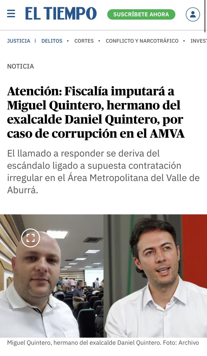 FicoGutierrez's tweet photo. Desde la campaña me comprometí a que el robo que le hicieron a Medellín no quedaría en la impunidad. 
Les llegó la hora a estos bandidos. El hermano del jefe de la banda, Miguel Quintero y su socio Sebastián Ortega por fin serán procesados y llevados ante la Justicia por el saqueo que le hicieron a Medellín. Esperen las audiencias para que sean testigos cómo crearon una estructura criminal. Son más de 650 hallazgos, 55 imputados, 4 principios de oportunidad y dos preacuerdos.
Debe seguir el jefe de la banda. 
En la Mega Cárcel que estamos construyendo, les tengo separado el pabellón Q.
Solo con ellos ya se llena.