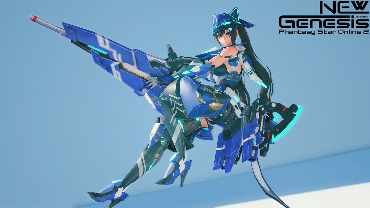 simai_____ioi's tweet photo. 武器迷彩に合わせたコーデめっちゃ良い！(*´▽｀*)

#PSO2NGS_SS #PSO2_NGS #ma7ロゴ https://t.co/QCJZn2sWtv