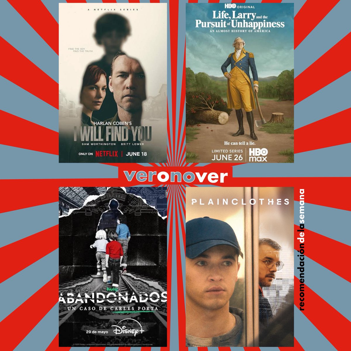 Farandula021's tweet photo. Cuatro recomendaciones para #VerONoVer este fin de semana. Series, películas y documentales; ¿quieres saber más? ¡Escucha nuestro nuevo episodio! 🔥 https://t.co/8Irx4kQnI0