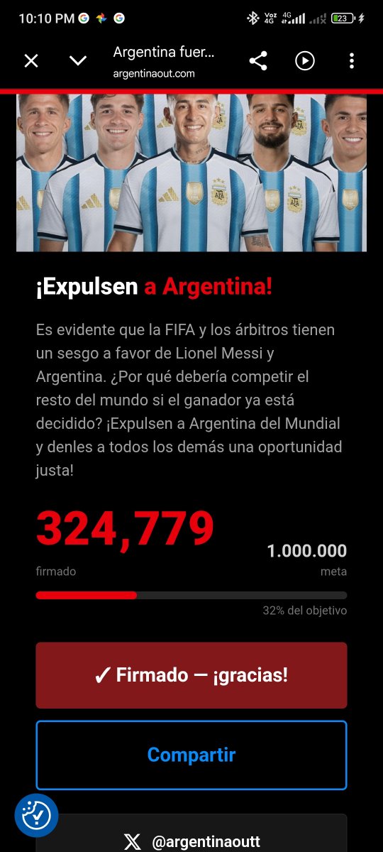 mbortegar's tweet photo. @arielipillo Firmado con gusto, porque una cosa es el amor por el futbol, pero otra cosa el amor a ganar a cualquier precio, incluído hacer trampa. Eso es totalmente antideportivo https://t.co/BwT7kzmEXl