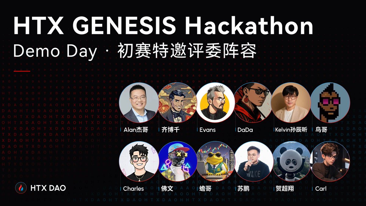 HTX_DAO's tweet photo. 🚀 HTX DAO Genesis Hackathon Demo Day 明天正式开启！

📅 7.11（A组）｜7.12（B组）
⏰ 北京时间 14:00 - 17:30

优秀战队将分两天在线展示他们的 AI × Web3 创新项目，争夺晋级线下总决赛的 15 个席位。

🎥 直播入口：
11号：HTX GENESIS Hackathon Demo Day·黑客松初赛
https://t.co/dpOkSyDwTg
12号：HTX GENESIS Hackathon Demo Day·黑客松初赛
https://t.co/J9Ptj3t7Gs

📌 Demo Day 规则
每支队伍：5 分钟项目展示 + 3 分钟评委问答
五大评分维度，总分 100 分：
✅ 技术创新性（20）
✅ 产品完成度（25）
✅ 商业与生态潜力（20）
✅ AI × Web3 落地应用（20）
✅ 现场展示能力（15）

🏆 7 月 13 日 将正式公布 Top 15 晋级名单，晋级队伍将进入上海线下总决赛，并同步开启社区投票。

锁定直播，一起见证下一代 AI × Web3 创新项目的诞生！🔥

#HTXDAO #GenesisHackathon #AI
