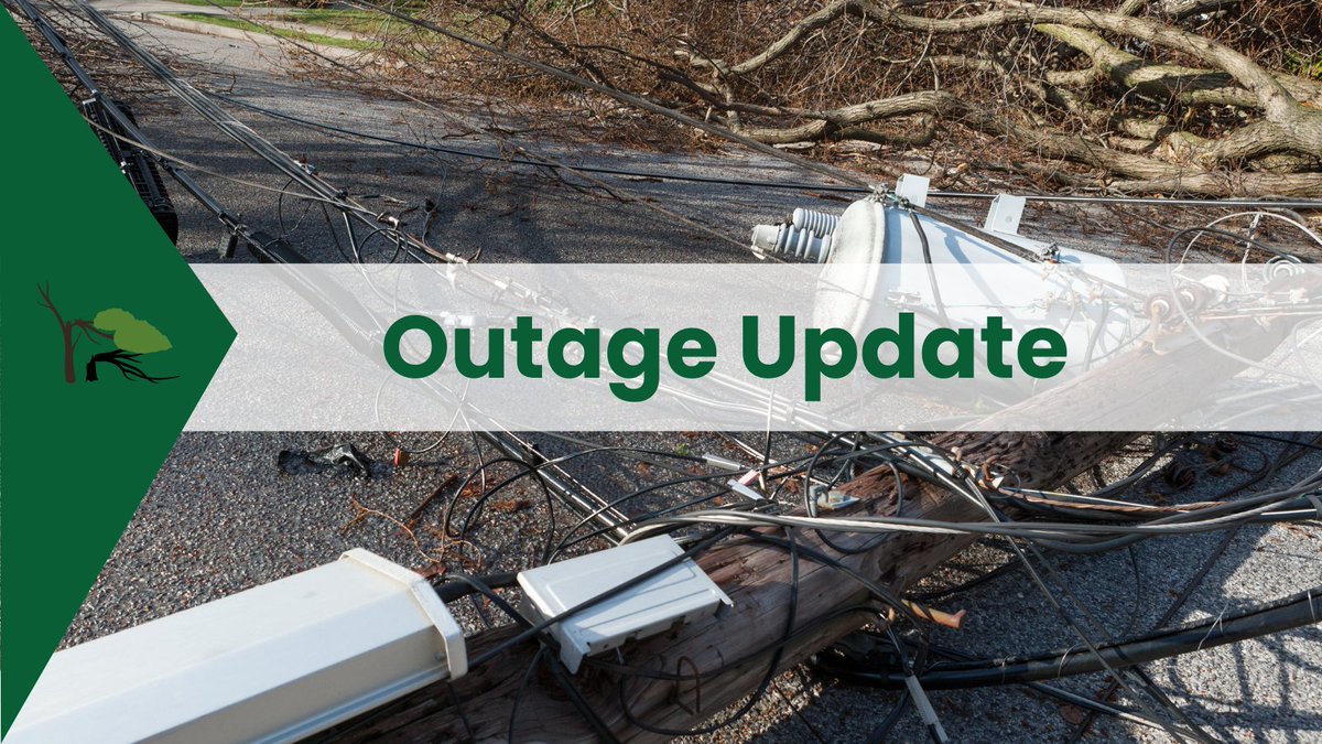 MiltonHydro's tweet photo. OUTAGE UPDATE: There are 10 customers still affected by the outage.

Our crews are still on the scene &amp; getting closer to full restoration.

We'd like to thank the community for your patience &amp; understanding as they steadily worked to clear all the debris &amp; make the repairs. https://t.co/ncEzs7qtOx
