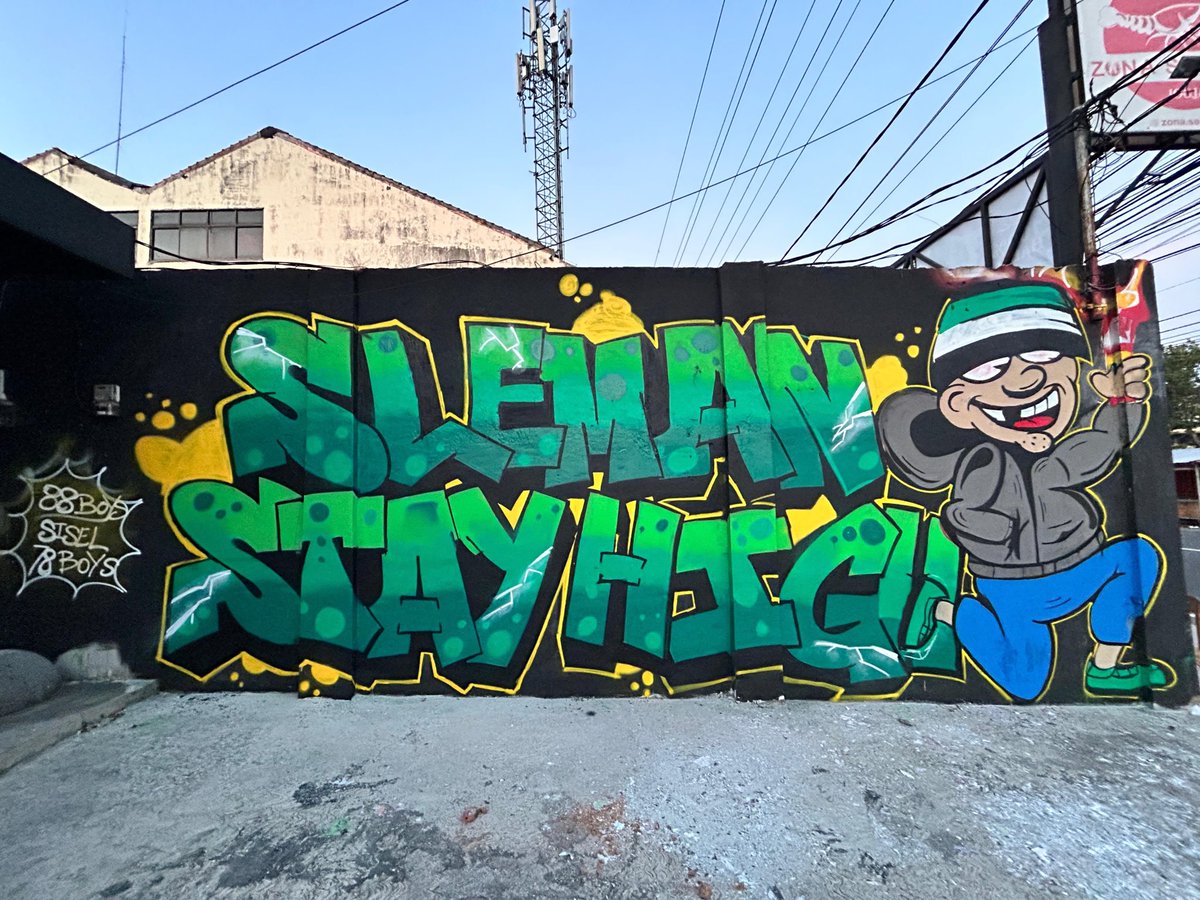 BROTHERHOODRR88's tweet photo. Arsip - 3 Juli 2026

Mural Bersama @SisiSelatan76 @JAKAL78BOYS_ 

🤝💚 https://t.co/wRfUEmfY8z