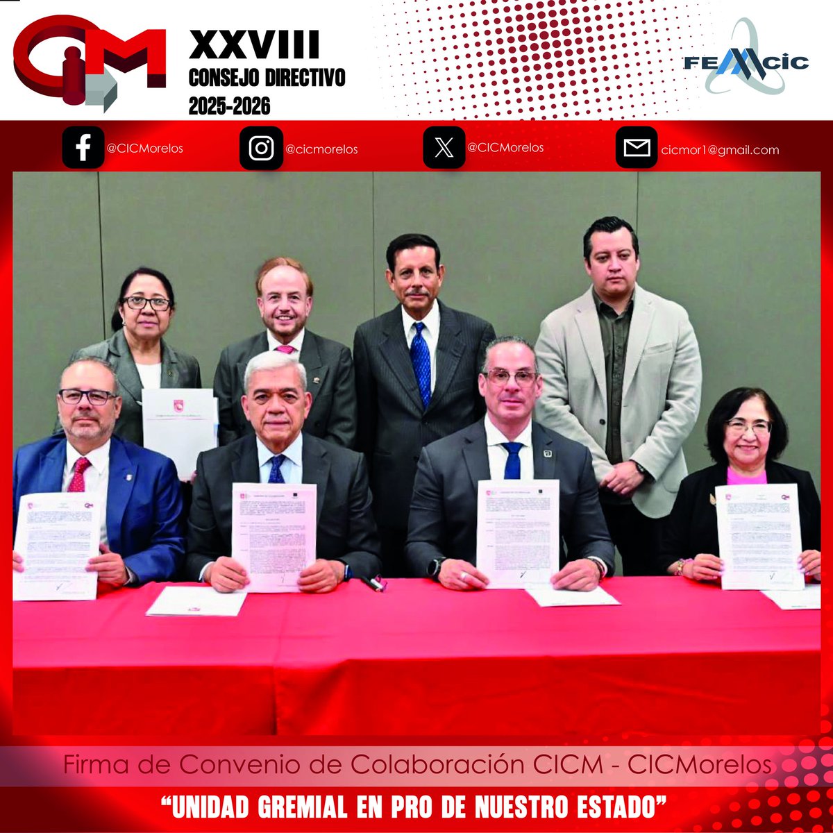 CICMorelos's tweet photo. Fortaleciendo la ingeniería civil a través de la colaboración.

El Colegio de Ingenieros Civiles del Estado de Morelos A.C. y el Colegio de Ingenieros Civiles de México refrendan su compromiso con el desarrollo de la profesión mediante la firma de un convenio de colaboración. https://t.co/YPNKOio0Ol