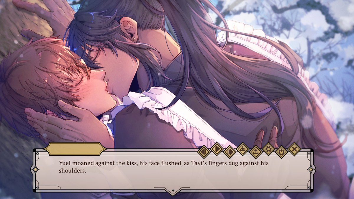 ebihimes's tweet photo. been working a bit more on my r18 bl visual novel set in victorian england, the thistle and the flower
i love maid boys they're the best, i need to put more boys in skirts ☺️🙏 https://t.co/CtejRyocin