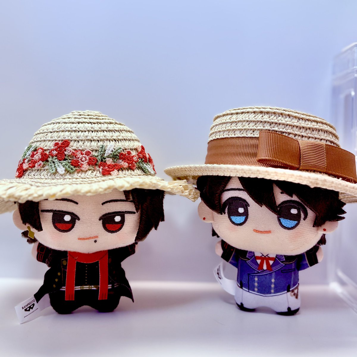 【O-1059】麦わら 小物入れ 置物 工芸品 お土産 池袋のぬいアクセパーツのお店でゲットした麦わら帽子がかわいい
