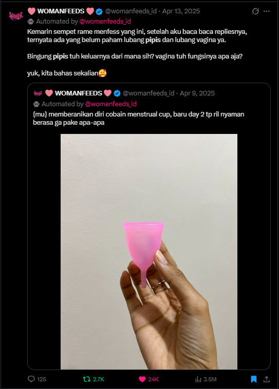 womanfeeds_id's tweet photo. Lo pada sedih kagak sih, gw sampe bikin thread beginian waktu itu karena pas liat rep nya ada yg gak tau bedanya lubang vagina sama lubang pipis. 

ITU TERMASUK SEX EDUCATION. Otaknya pada mikir sex education = CARA BERHUBUNGAN YANG AMAN. gak ya anjjjj  EMOSI https://t.co/9Wh34mvm5K