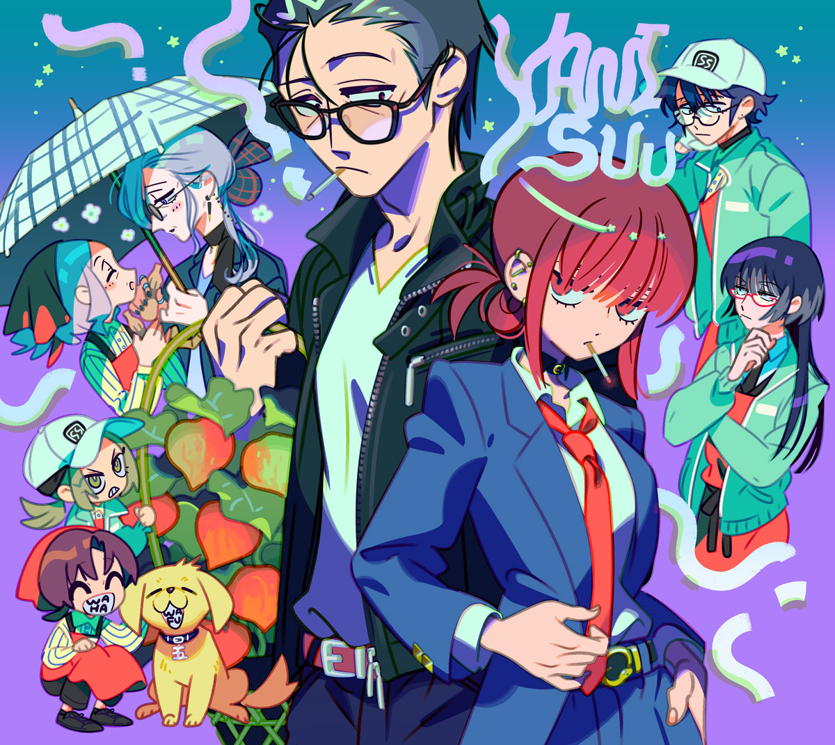 yanisuu_anime's tweet photo. /／
 TVアニメ #ヤニすう 放送開始記念🎊
 応援イラスト連日公開 ー１日目ー
\＼
⠀
🖌️竹 さま
⠀
からイラストが届きました🚬
@_take_oekaki
⠀
▼応援イラストページはこちら
https://t.co/P828jUvgyf
⠀
毎週木曜よる11:56～TBS系にて好評放送中
ABEMA・Netflixにて最速配信 https://t.co/NgPv6Jg7sN