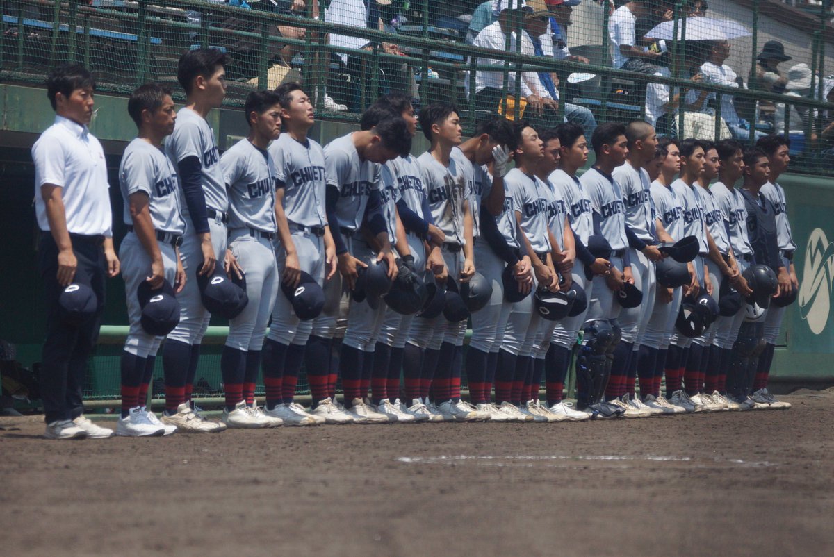 niigatayakyu's tweet photo. 【高校野球】夏新潟２回戦＠悠久山①
終了、東京学館新潟４－１中越
学館 000 000 040=4
中越 000 000 100=1
→髙橋が完投。東京学館新潟が昨夏代表の中越を逆転で破り３回戦へ

各地の状況→
https://t.co/KTGldCTk8b https://t.co/DcpbX83KWW