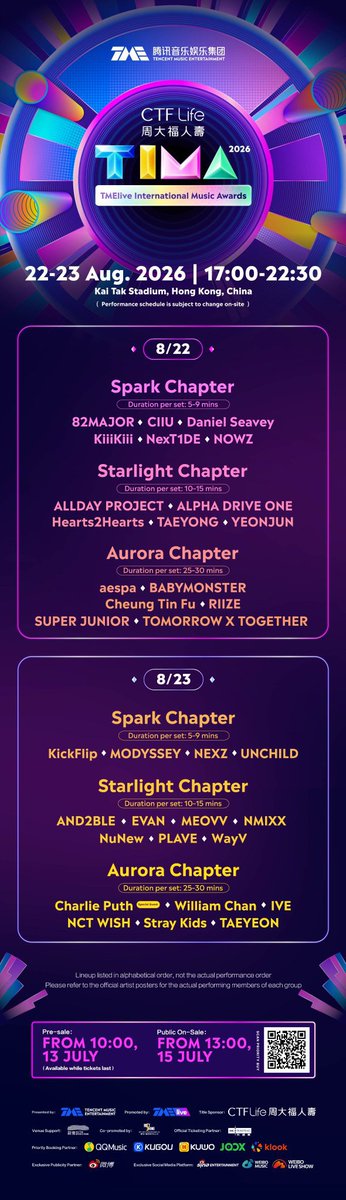 forbabymonster's tweet photo. [📢] BABYMONSTER will be performing at the 2026 TMEA (Tencent Music Entertainment Awards) on August 22 in Hong Kong as part of the Aurora Chapter lineup!

#BABYMONSTER #베이비몬스터 @YGBABYMONSTER_ https://t.co/5uiLfoRIny