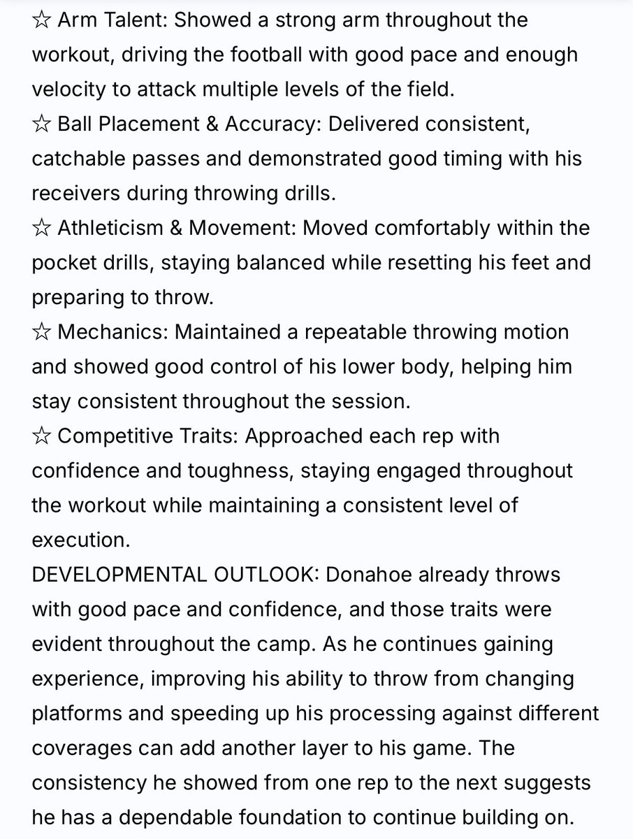 BeauDonahoe's tweet photo. Thanks for another write up @sixstarfootball. Had a great time at @EWUFootball Camp! https://t.co/zBdC7tLYBX