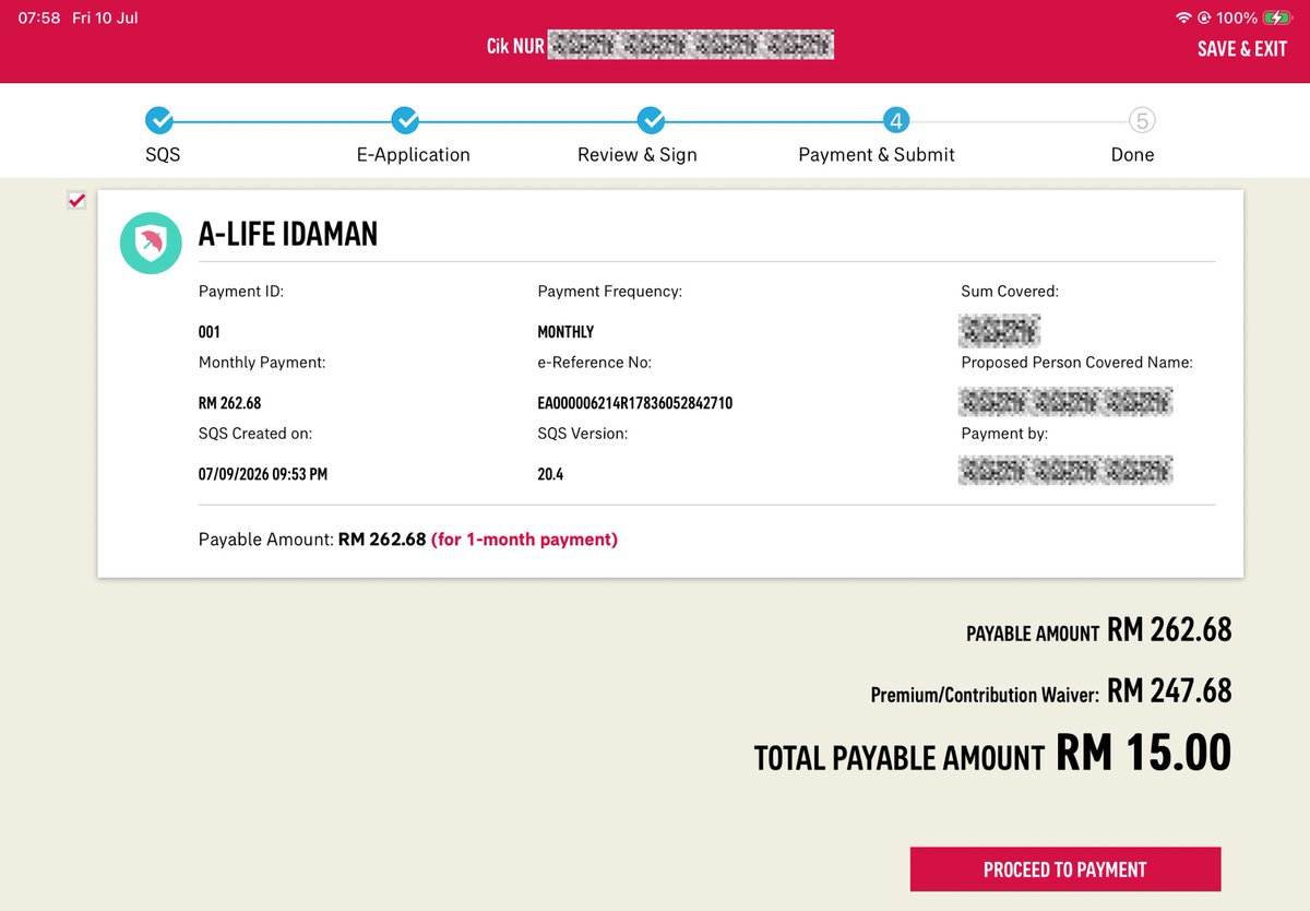 amirinsofri's tweet photo. Alhamdulillah, thank you Ms Client upgrade sijil medical card anak. Limit 3 juta + new benefit yang lebih baik daripada previous plan.

Lagi best, bulan ni dia cuma carum RM15 sebab entitled waived contribution. Next month baru full contribution. 

Slot terhad tau, who's next? https://t.co/dPiO3DScc6