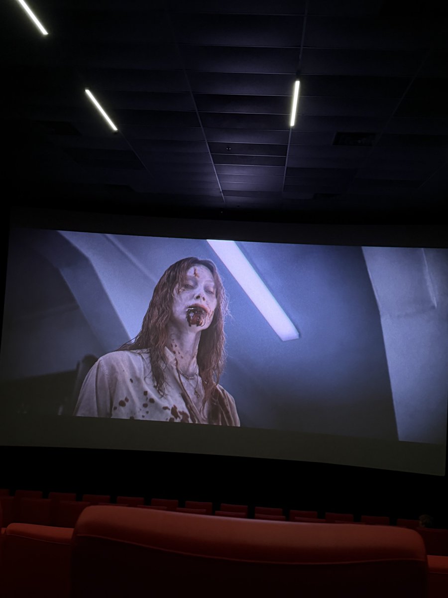 dykespice's tweet photo. made oomf take pictures of maggot mommys return at the end of evil dead burn like we were at a concert https://t.co/ulGxV06B62