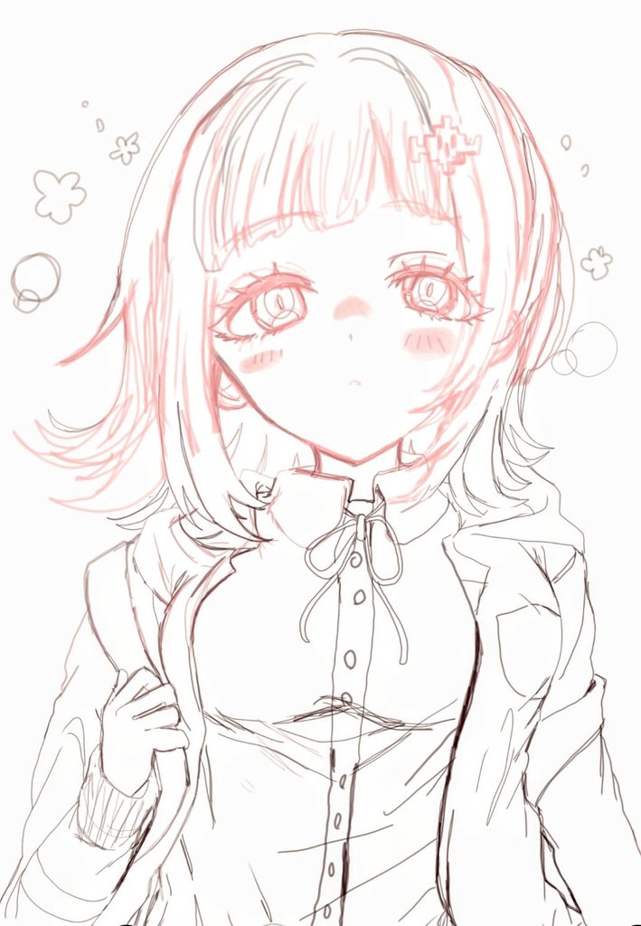 lvhx4zvqcT2EwM0's tweet photo. ポワポワ🌸✨🫧　七海ちゃん🌸
手癖だとこんな感じw https://t.co/x0pAIeAYJ5
