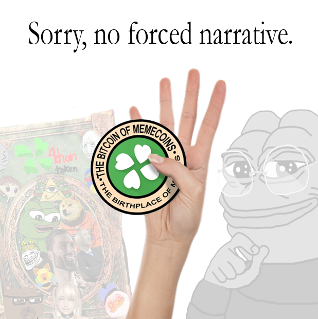 TheMEMELordx69's tweet photo. returning to the birthplace of memes where

pepe 
doge
bonk
mog 
troll
apu
npc
cashcat
hpos10i
milady
wojak
rekt
giga
spx6900

+1000s of more 4chan created memes wur made, all combined into @4chantokenio something only 4chan  can do aka the most memeable memecoin that can exist🍀 https://t.co/1pq2aa2nlC