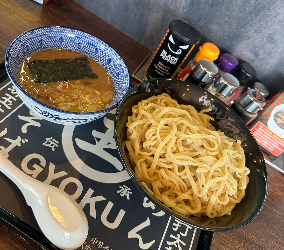 720Nek's tweet photo. #らあめん花月嵐酒田みずほ通り店
#濃厚魚介つけめん玉
#山形県
#酒田市 https://t.co/6avSvzVoMb